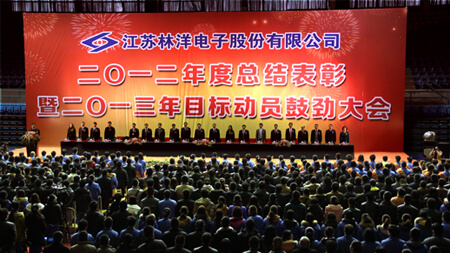 奮斗2013年,為開啟林洋事業新的征程而努力奮斗